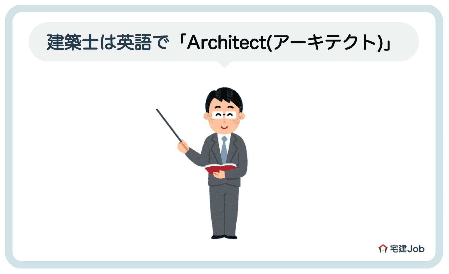 1.建築士は英語で「Architect(アーキテクト)」【発音】