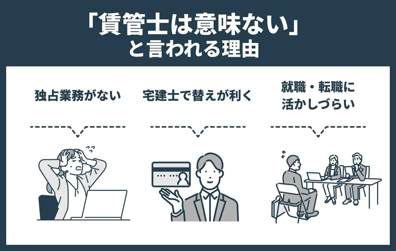 賃管士は意味ないと言われる理由