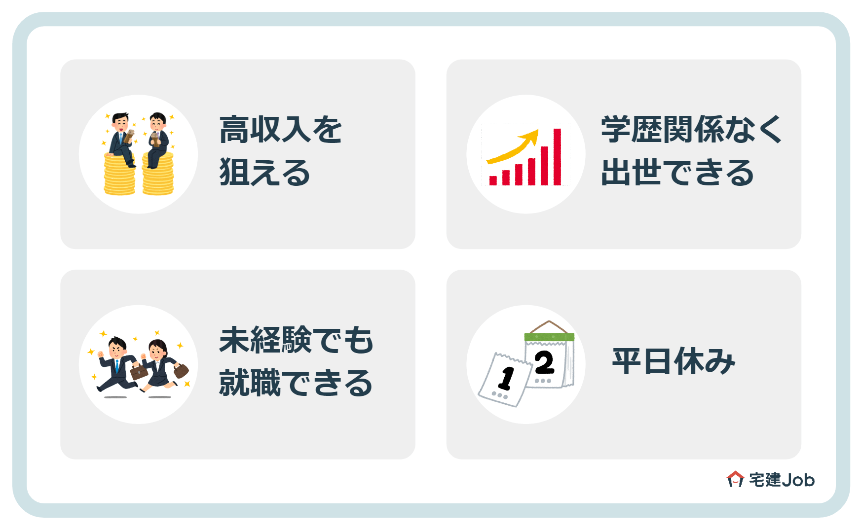 不動産業界に就職するメリット