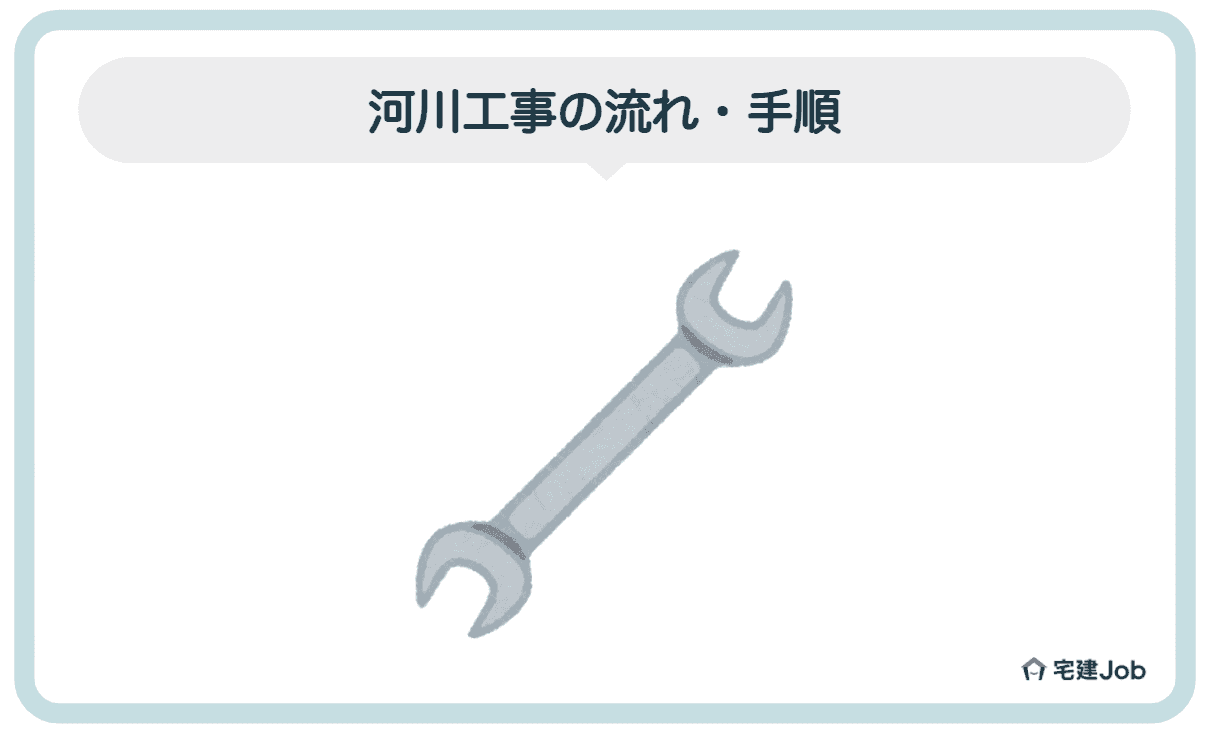 4.河川工事の流れ・手順